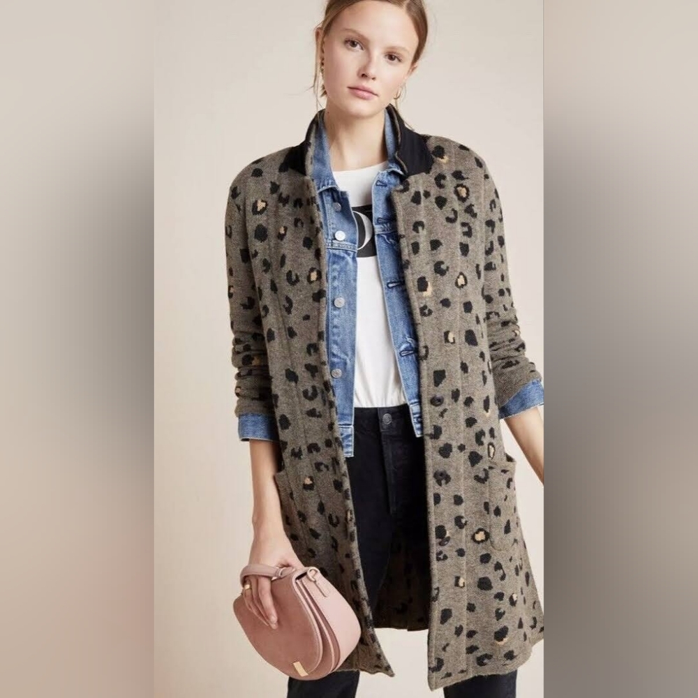 Aldo Martins leopard print cardigan